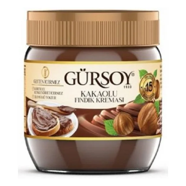 Gürsoy Kakaolu Fındık Kreması 400 gr - Görsel 6