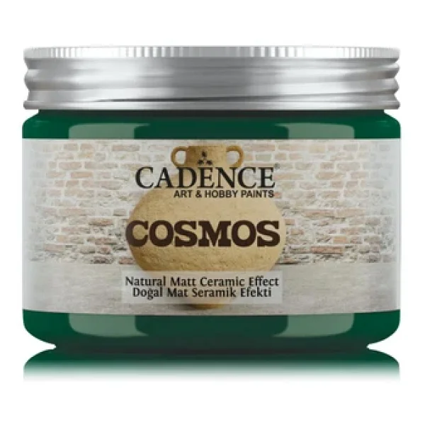 Cosmos Doğal Mat Seramik Efekt CS-12 Zümrüt YEŞİLİ150ML - Görsel 2