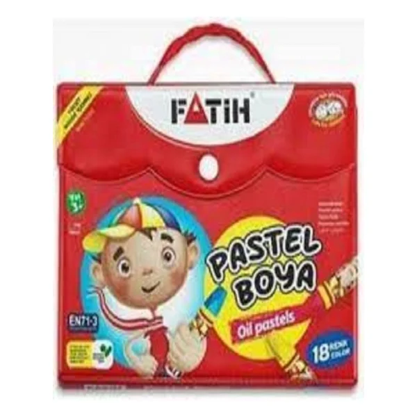 Fatih King Size Çantalı 18'li Pastel Boya - Görsel 3