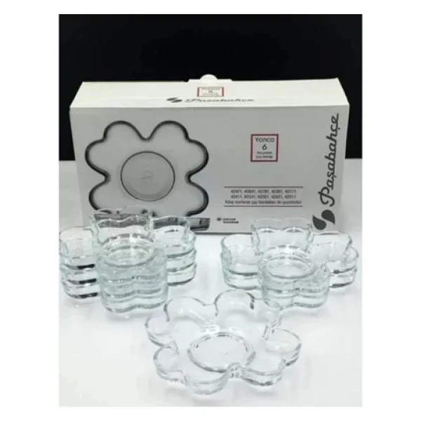 Paşabahçe Yonca 54521 6'lı Çay Tabağı - Görsel 2