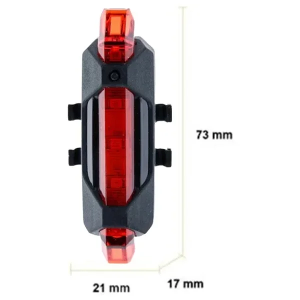 ZhlTools Usb Şarj Edilebilir Bisiklet Led Lamba - Görsel 5