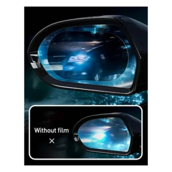 150x100 Anti Sis Yağmur Geçirmez Hidrofobik Dikiz Aynası Film 2 Adet - Görsel 5