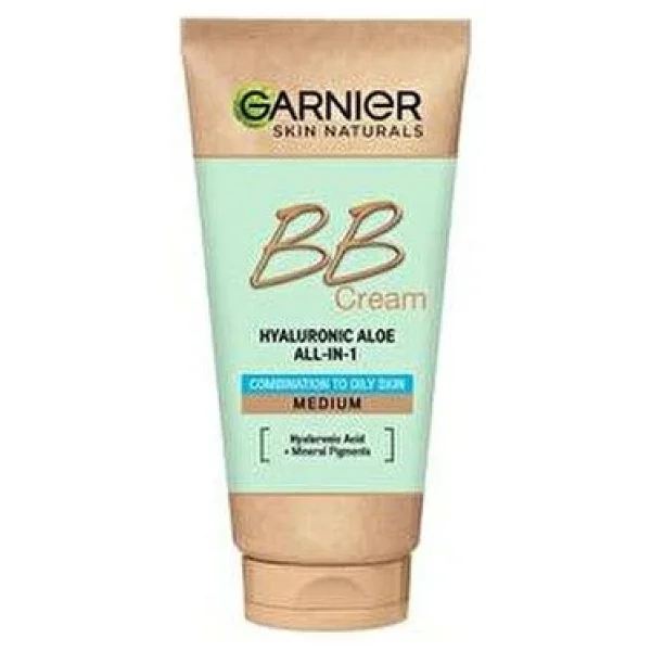 Garnier BB Krem Mucizevi Cilt Kusursuzlaştırıcı Orta Ton 50ML HYALURONİC ALOE ALL-IN-1 SPF 25 - Görsel 2