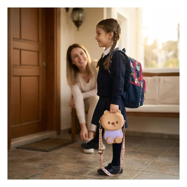 Ogi Mogi Toys Silikon Minik Ayı Omuz Çantası - Görsel 4
