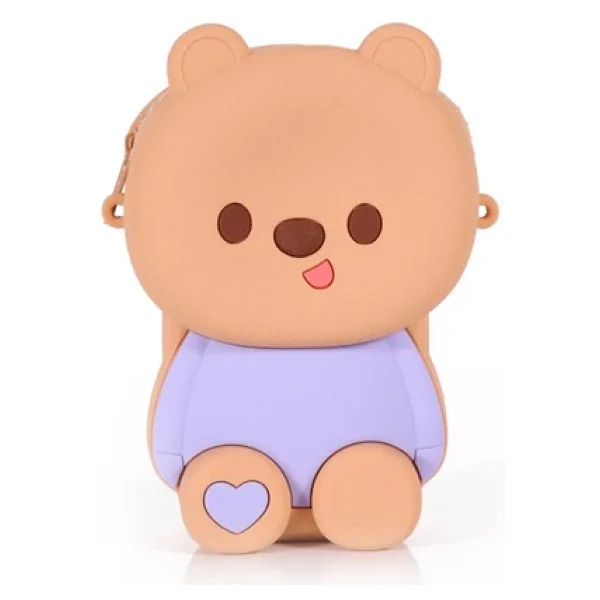 Ogi Mogi Toys Silikon Minik Ayı Omuz Çantası - Görsel 2