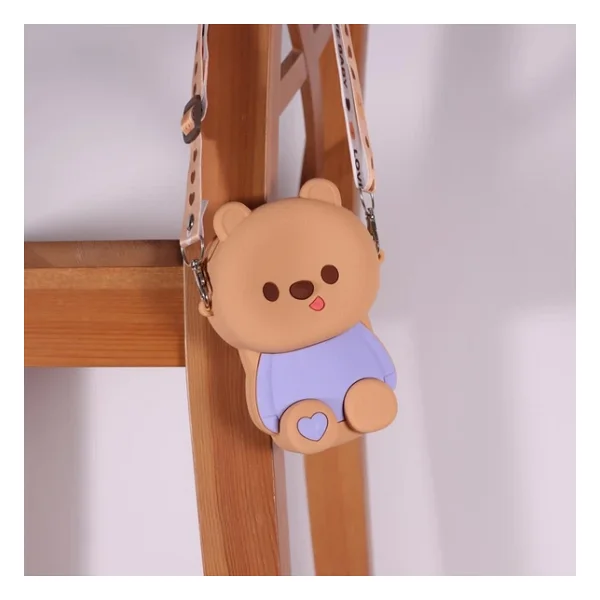 Ogi Mogi Toys Silikon Minik Ayı Omuz Çantası - Görsel 7