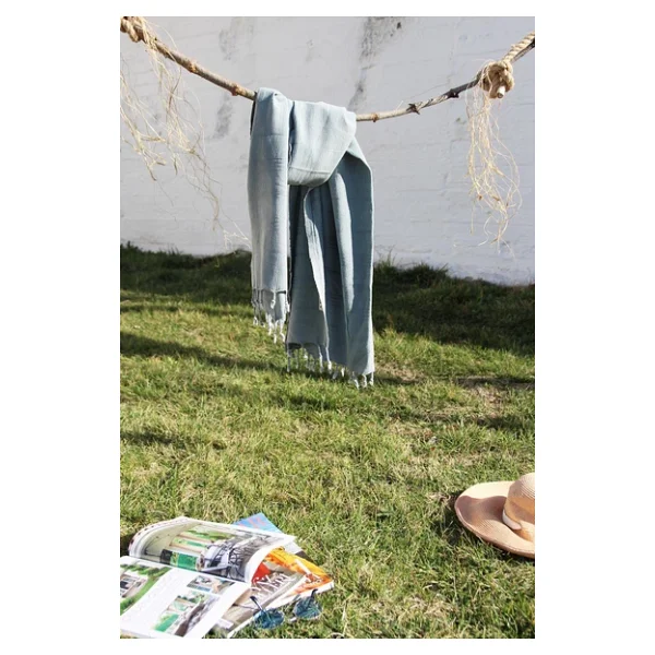 %100 Pamuk 90x180 Taşlanmış Peştemal - Görsel 10