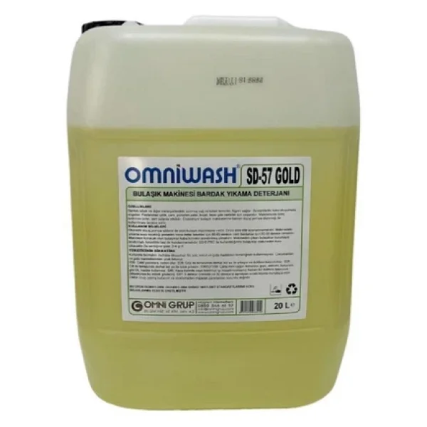 Omniwash SD-57 Gold Endüstriyel Sıvı Bulaşık Makine Yıkama Deterjanı 20 lt - Görsel 4