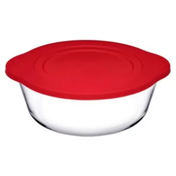 Paşabahçe 59001 2100 cc Plastik Kapaklı Yuvarlak Borcam - Görsel 4