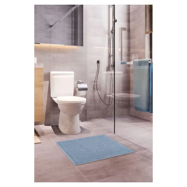 Mira Home Ayak İzli Banyo Havlusu 100 Pamuk Yumuşak Ayak Havlusu 50x70 Cm - Görsel 2