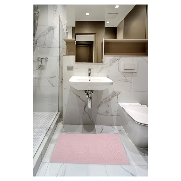 Mira Home Ayak İzli Banyo Havlusu 100 Pamuk Yumuşak Ayak Havlusu 50x70 Cm - Görsel 5