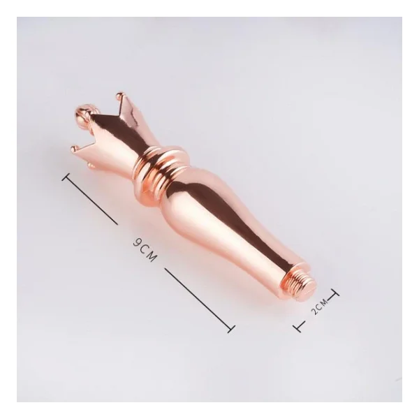 Mum Mühür Damga Kolu Premium Metal Kraliyet Tacı Rose Gold - Görsel 2