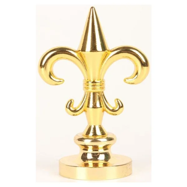 Mum Mühür Damga Kolu Döküm Metal Mühür Sapı Gold Zambak - Görsel 8