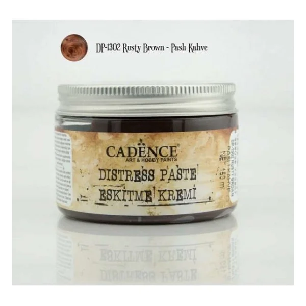 Cadence Distress Paste Eskitme Kremi 150 ml. 1302 Paslı Kahve - Görsel 2