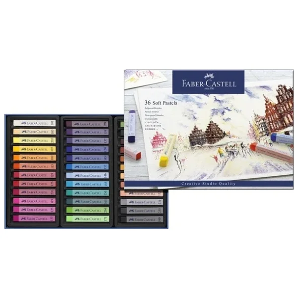 Faber-Castell Creative Studio Soft 36'lı Toz Pastel Boya - Görsel 5