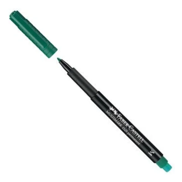 Faber-Castell Multimark 1525 M Yeşil Asetat Kalemi - Görsel 4