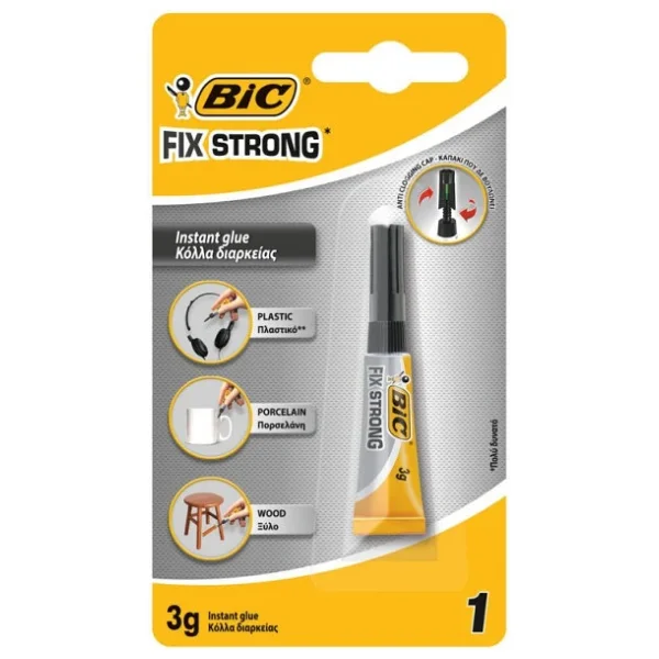 Bic Fix Strong Çok Güçlü Sıvı Japon Yapıştırıcı 3 gr - Görsel 6