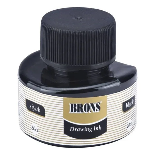 Brons BR-317 20 cc Siyah Çini Mürekkebi - Görsel 4