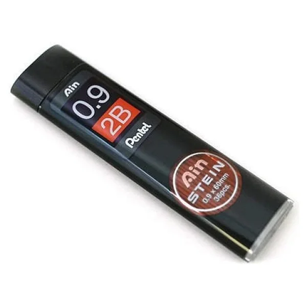 Pentel Ain Stein Min (mekanik Kurşun Kalem Ucu) 0.9 Mm 2b 36'lı Tüp - Görsel 4