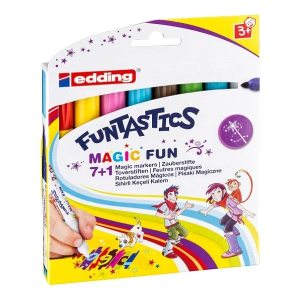 Edding 13 Funtastics Magic Fun 8'li Keçeli Kalem Seti - Görsel 6
