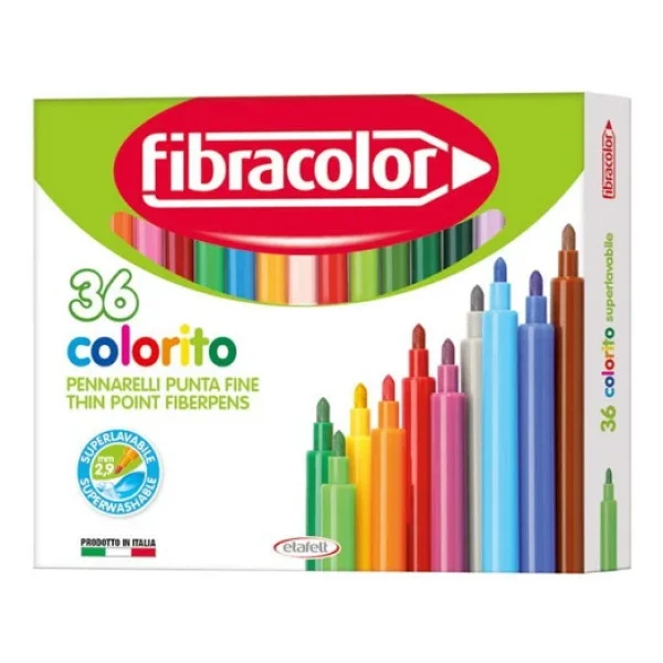 Fibracolor Colorito 36'lı Keçeli Kalem Seti - Görsel 4
