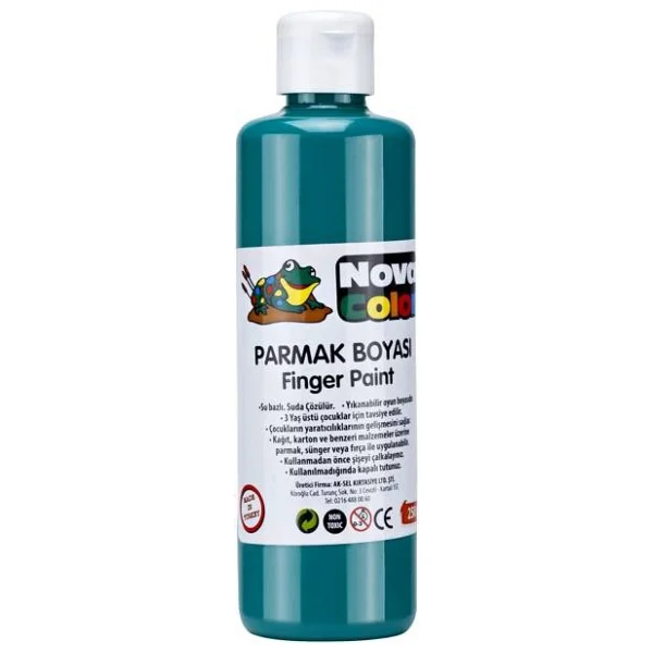 Nova Color 250 gr Yeşil Parmak Boyası - Görsel 5