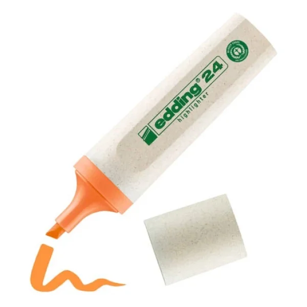 Edding 24 Ecoline Turuncu Fosforlu Kalem - Görsel 5