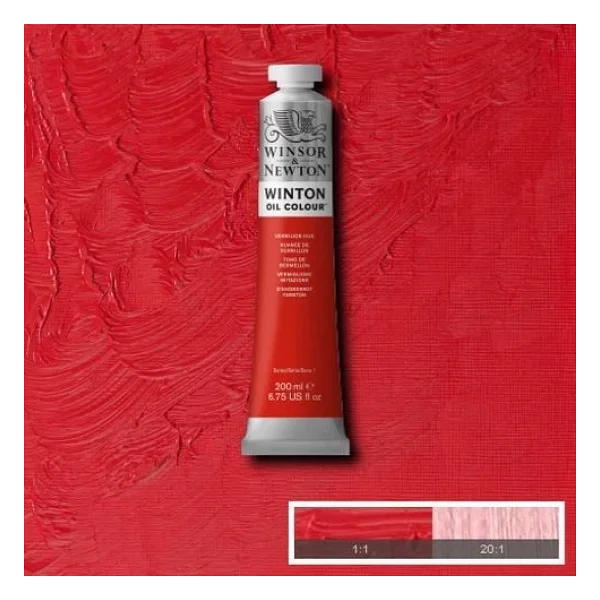 Winsor & Newton Winton 200 ml 682 Vermilion Hue Yağlı Boya - Görsel 4