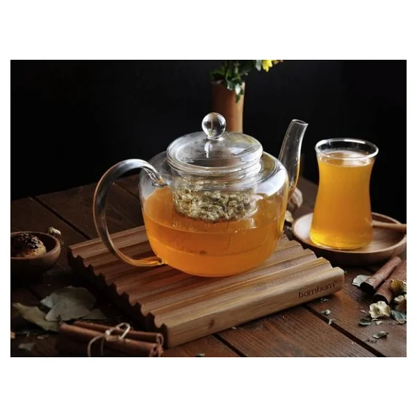 Bambum T1619 Folium 800 ml Süzgeçli Demlik - Görsel 2