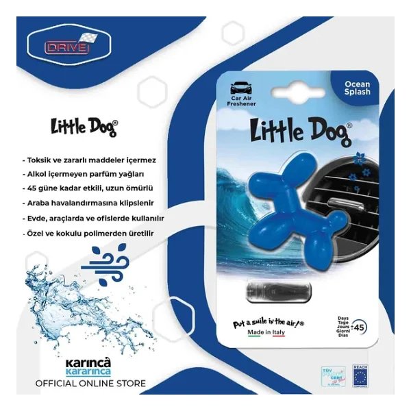 Little Joe Dog Ocean Splash Klima Araba Kokusu - Görsel 5