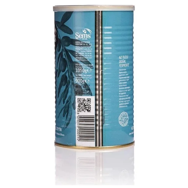 Şems 261-290 Kalibre Yağlı Sele Siyah Zeytin 900 gr - Görsel 4