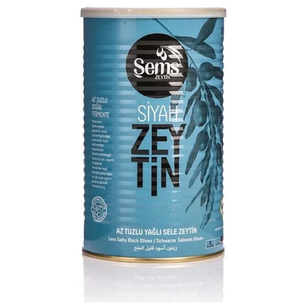 Şems 261-290 Kalibre Yağlı Sele Siyah Zeytin 900 gr - Görsel 3