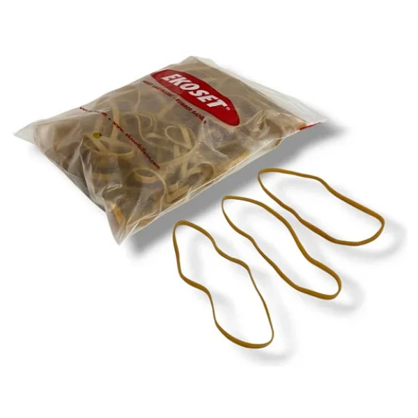 Ekoset Geniş Kauçuk Paket Ambalaj Kasa Lastiği 150x5mm 100 adet - Görsel 2