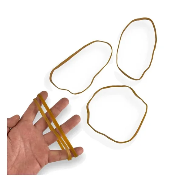 Ekoset Geniş Kauçuk Paket Ambalaj Kasa Lastiği 150x5mm 100 adet - Görsel 5