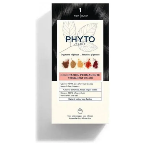Phyto Color Kit 1 Black Saç Boyası - Görsel 4