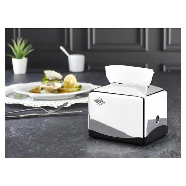Rulopak Tekçek Mini Peçete Dispenseri Krom - Görsel 2