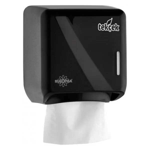 Rulopak Tekçek Mini Tuvalet Kağıdı Dispenseri Siyah - Görsel 4
