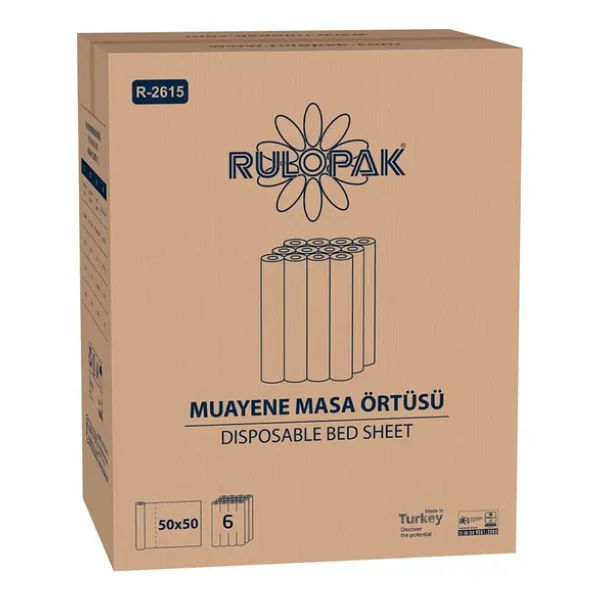 Rulopak Muayene Masa Örtüsü 50 M - Görsel 2