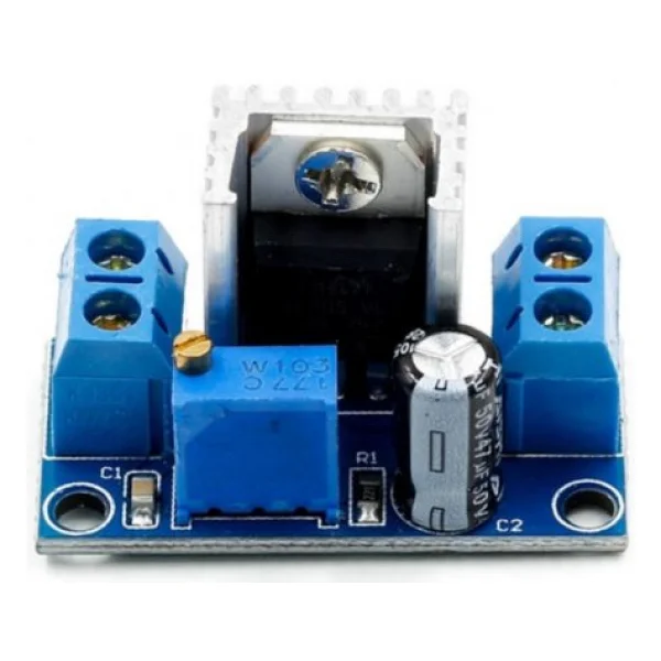 LM317 Modül DC Lineer Regulatör 2A Voltaj Düşürücü - Görsel 3
