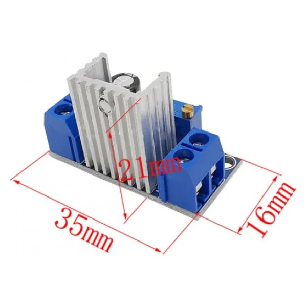 LM317 Modül DC Lineer Regulatör 2A Voltaj Düşürücü - Görsel 9