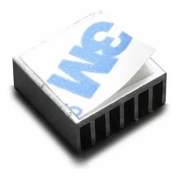 14x14x6mm Aluminyum Soğutucu Siyah M3 Yapıştırma Etiketli Raspberry Xbox Chipset Ekran Kartı Ram - Görsel 2