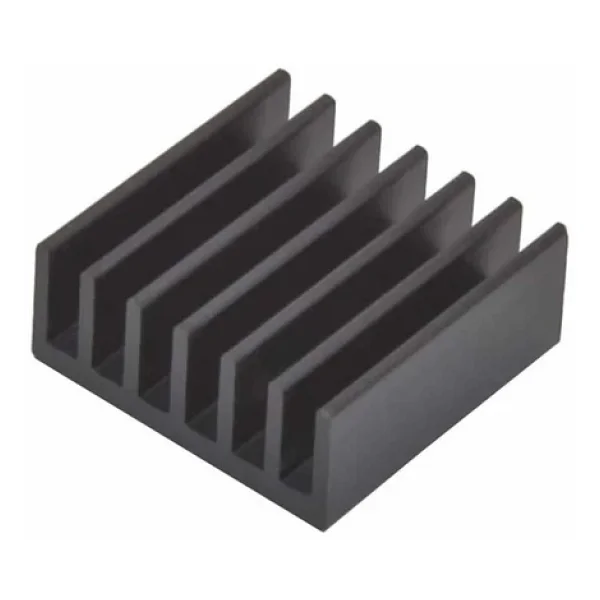 14x14x6mm Aluminyum Soğutucu Siyah M3 Yapıştırma Etiketli Raspberry Xbox Chipset Ekran Kartı Ram - Görsel 6