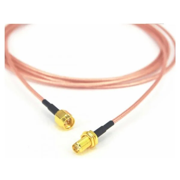 Rg316 50Cm Sma Erkek Dişi Kablo Rf Uzatma Kablosu 50 Ohm 0-6Ghz Koaksiyel Wifi Gsm Gprs - Görsel 6