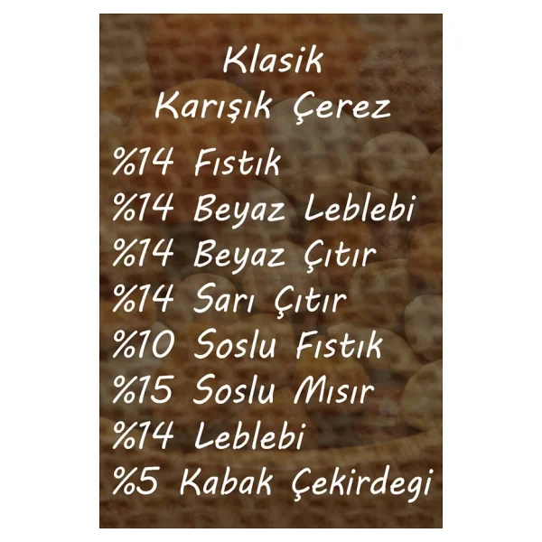 Kına Düğün Nişan Ekonomik Standart Karışık Çerez Paketi 50 G x 100 Adet - Görsel 6