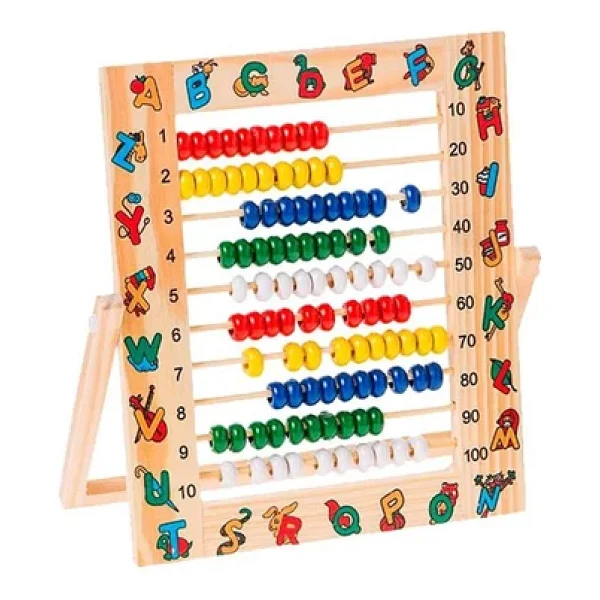Artlantis Ahşap Mishap 1 Adet Naturel Sayı Sayma Boncuğu Lüks Ahşap Abaküs Okul Öncesi 1. Sınıflar İçin - Görsel 6