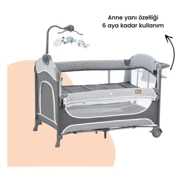 Gulz Atlas Plus Anne Yanı Park Yatak - Görsel 7