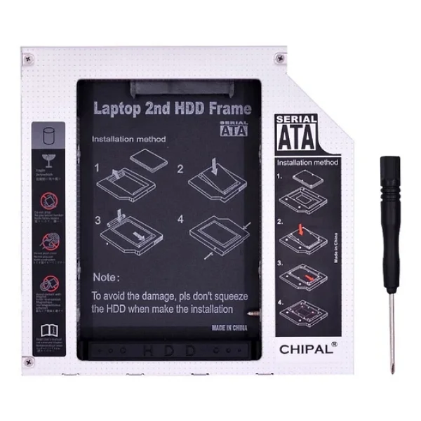 Triline 12.7Mm Cady Ssd Sata Harddisk Kutu Notebook Hdd Kızak - Görsel 2