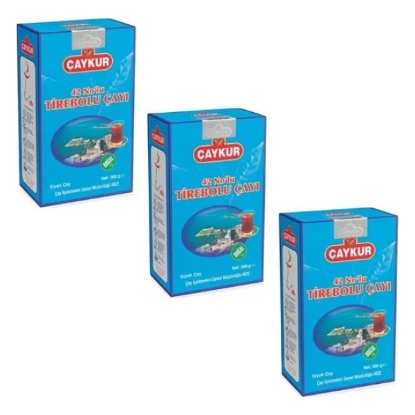 Çaykur 42 No'lu Tirebolu 500 gr 10'lu Çay - Görsel 9