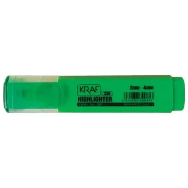 Kraf 330 Yeşil Fosforlu Kalem - Görsel 2