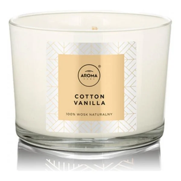 Aroma Home Elegance Kokulu Mum Cotton Vanilla 115gr. - Görsel 2